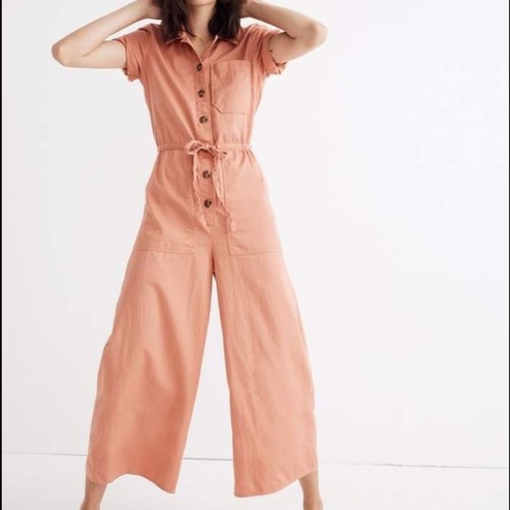Madewell wide-leg utility jumpsuit